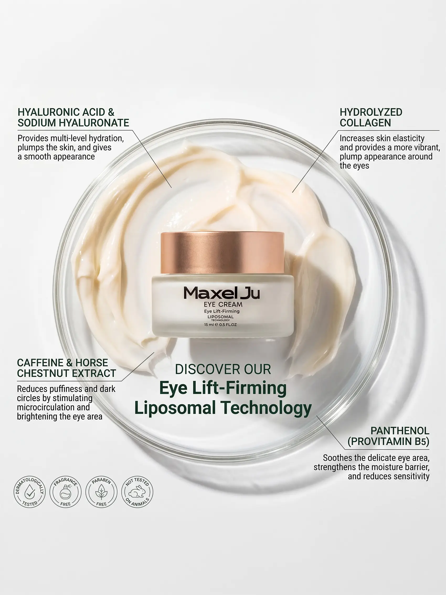 Maxel JU Eye Cream benefits