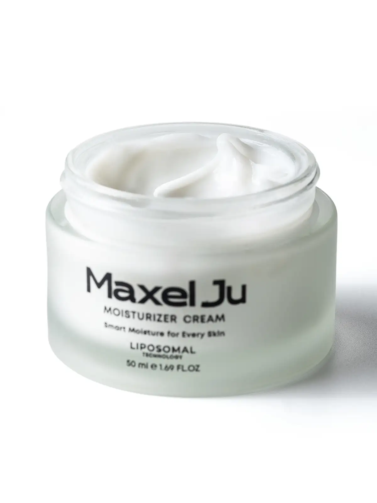 Maxel JU Moisturizer Cream open jar