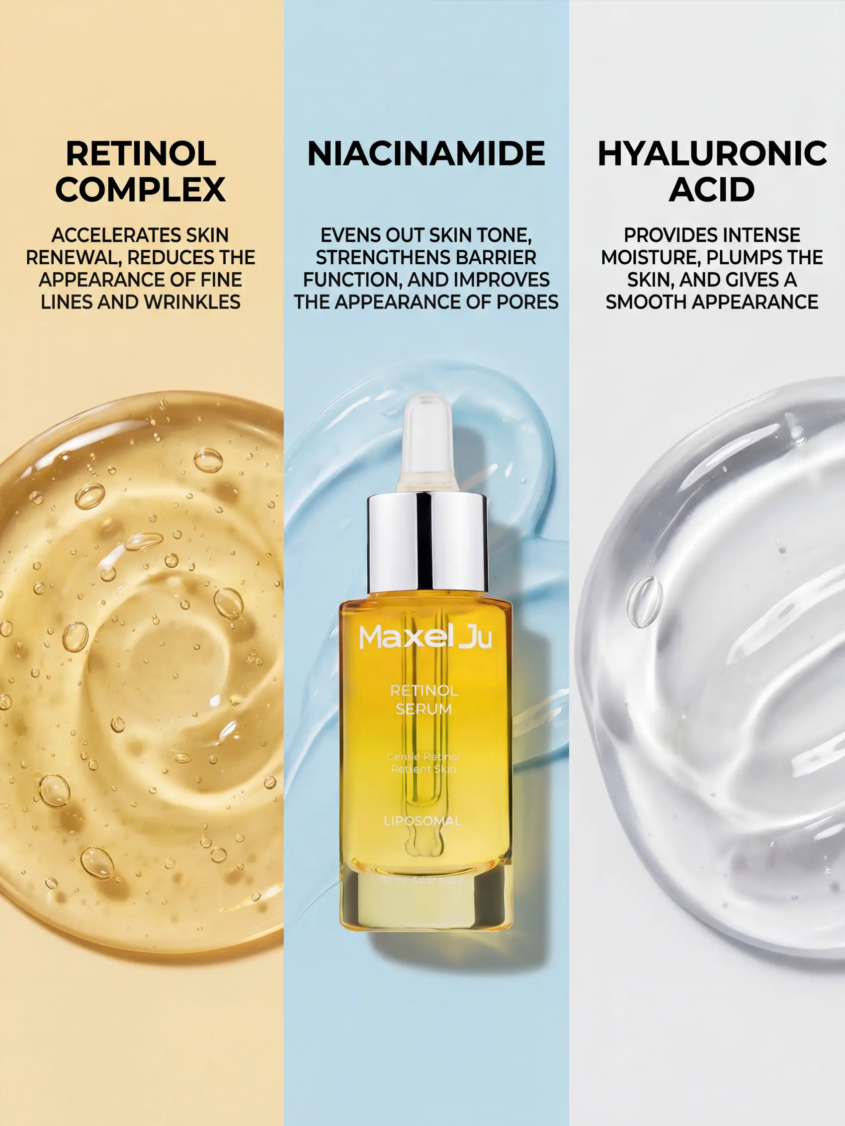 Maxel JU Retinol Serum ingredients detail